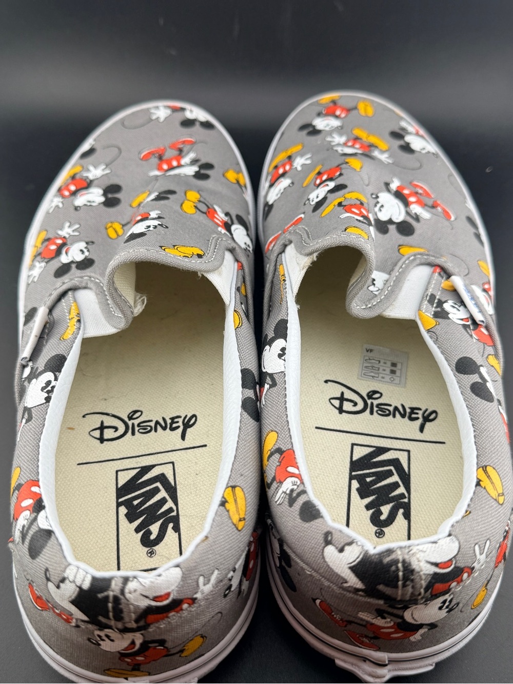Rare Limited Edition Vans Unisex Mickey Mouse Slip-On Shoes - Picture 3 of 6